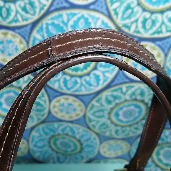 Coach Brown and Tan Shoulder Bag